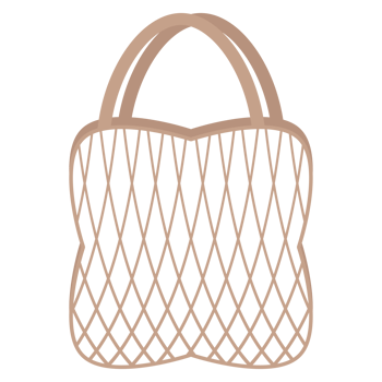 Net Bag Organic Mesh Cotton Rope Environmental Protection Eco-Friendly Reusable Eco Shopping Tote Bags png