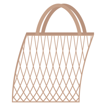 Net Bag Organic Mesh Cotton Rope Environmental Protection Eco-Friendly Reusable Eco Shopping Tote Bags png