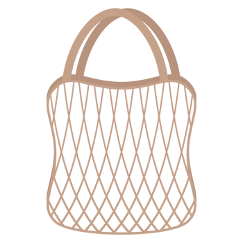 Net Bag Organic Mesh Cotton Rope Environmental Protection Eco-Friendly Reusable Eco Shopping Tote Bags png