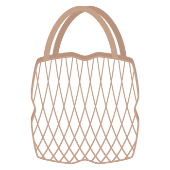 Net Bag Organic Mesh Cotton Rope Environmental Protection Eco-Friendly Reusable Eco Shopping Tote Bags png