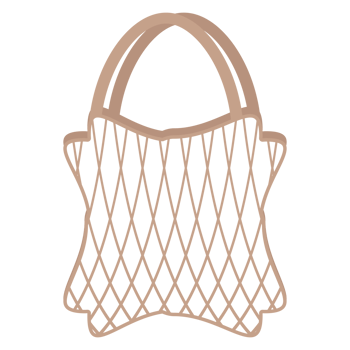 Net Bag Organic Mesh Cotton Rope Environmental Protection Eco-Friendly Reusable Eco Shopping Tote Bags png