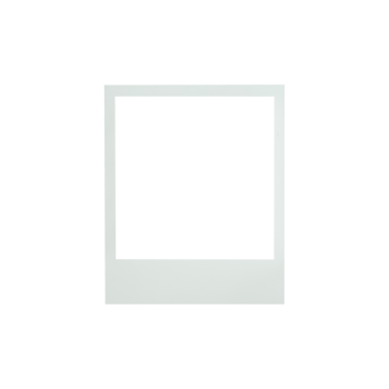 Photo frame isolated on transparent background. Png realistic design element.