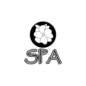 spa salon logo vector icon illustration
