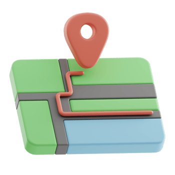 Location Delivery 3D Illustration png