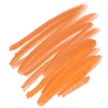 Abstract Orange  Watercolor Splash Paint Stain Background Circle png
