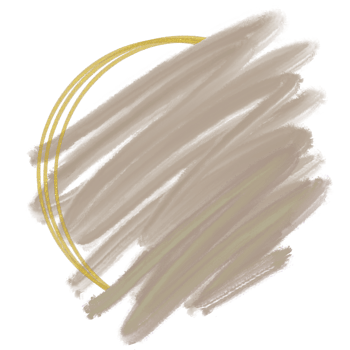 Abstract Gray Circle Watercolor Splash Paint Stain Background Circle With Golden Frame, png