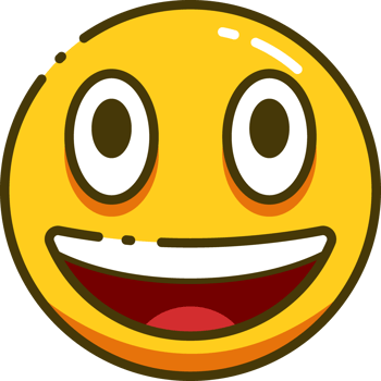 Cute Emoji with Line Style png