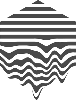 Glitch cyberpunk geometric shape. Abstract graphic design element. Futuristic melted drips. Liquid png