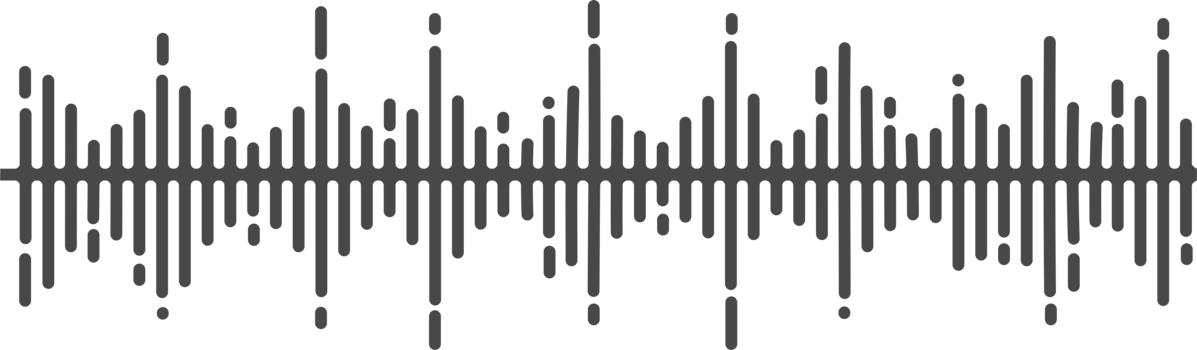 Sound wave of music voice and radio. Frequency waveform line. Abstract graphic equalizer illustration. Digital pattern. png