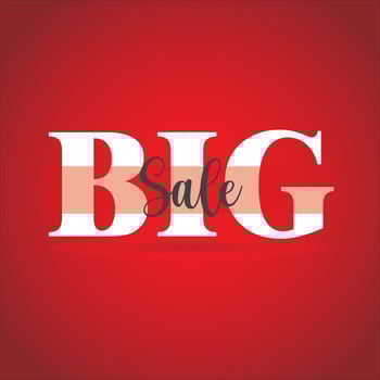 Big Sale icon vector illustration