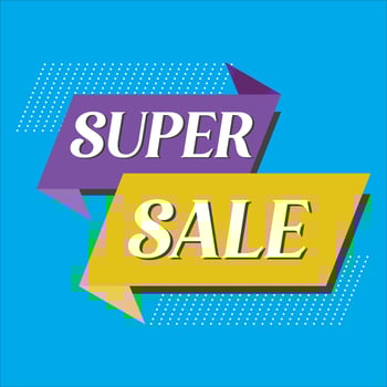 Super Sale icon vector illustration
