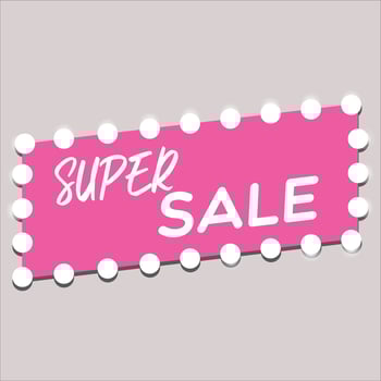 Super Sale icon vector illustration