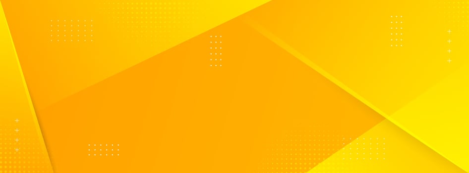 Modern banner background. colorful, orange and yellow colors, cross, memphis vector
