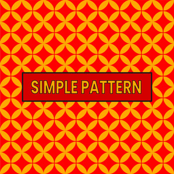 simple pattern vector illustrations