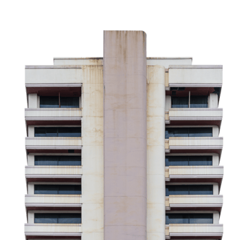 Old apartment building png