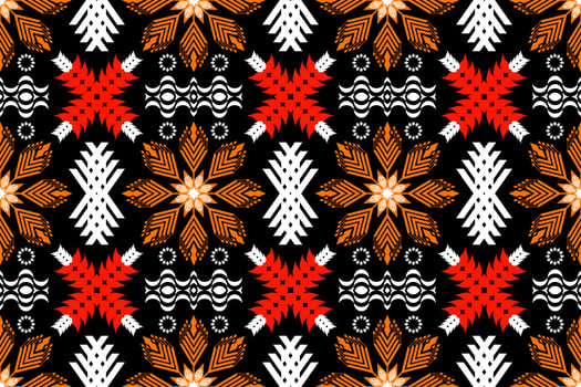Geometric ethnic oriental traditional art pattern.Figure tribal embroidery style.Design for ethnic background,wallpaper,clothing,wrapping,fabric,element,sarong,vector illustration vector