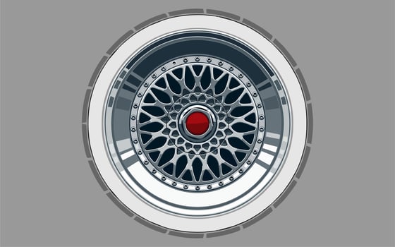 Car wheel and rims. Vector illustration, wheels gold silver black, Car Wheel 3D illustration, Car wheel, set. Realistic design. Vector illustration