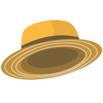 Hat Gardening PNG Illustration