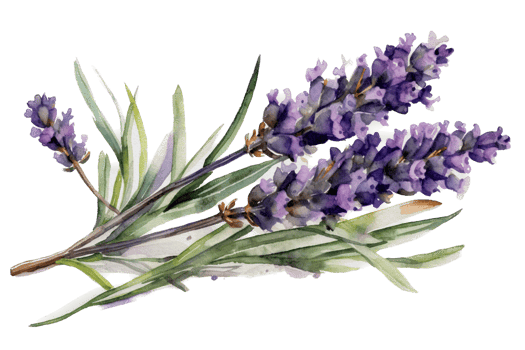 Flower with leaf watercolor AI Generate png