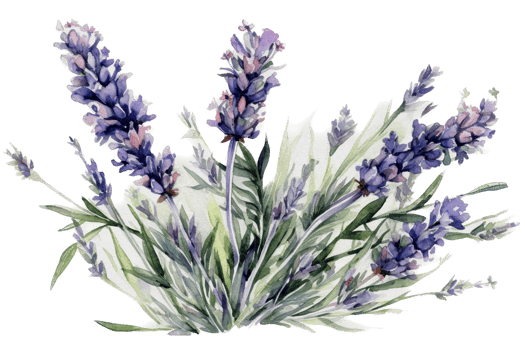 Flower with leaf watercolor AI Generate png