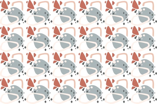 Abstract Geometric Boho Pattern, featuring natural shapes in a minimalistic Nordic style, clean lines and geometric shapes. perfect for creating minimalist prints, textiles, and wallpapers vector