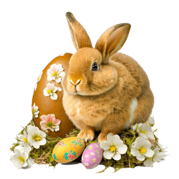 cartoon Easter bunny free illustration png