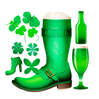 St. patrick's day element collection png