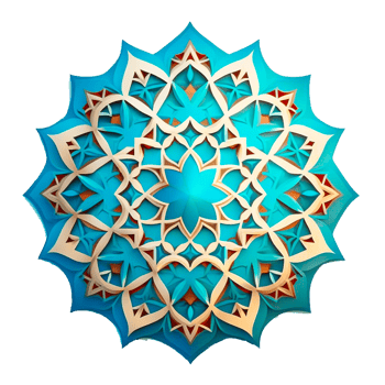 Islamic pattern design png