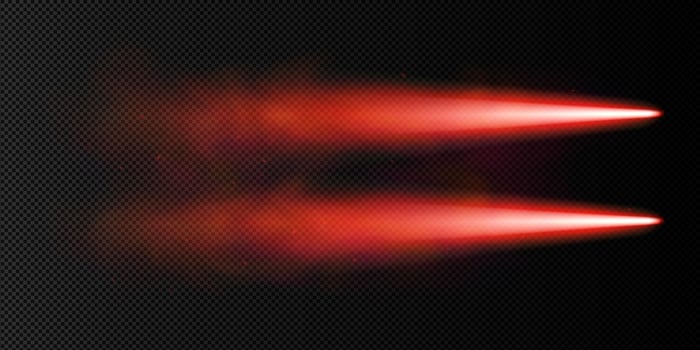 Red plane cloud smoke trail vector speed line