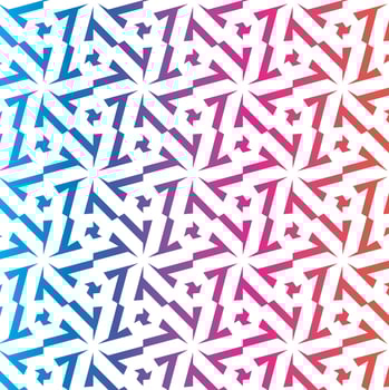 Colorful Floral Pattern Art, Isolated Background. vector