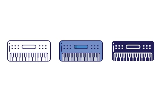 Synthesizer vector icon