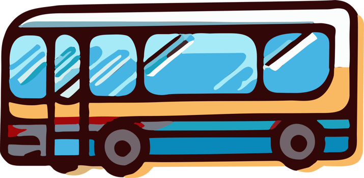 Public transport png graphic clipart design