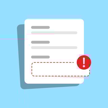incomplete data concept illustration flat design vector eps10. modern graphic element for landing page, empty state ui, infographic, icon