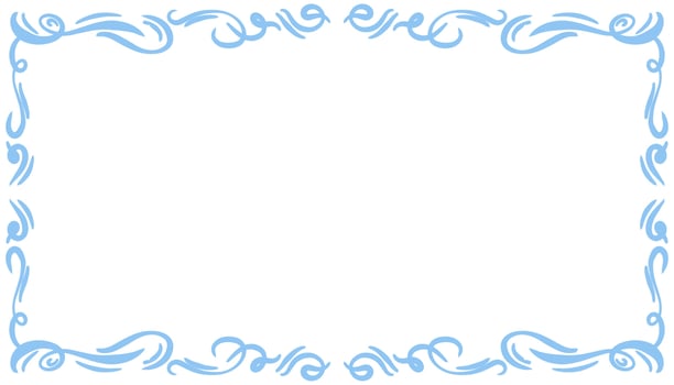 Blue abstract frame background illustration vector