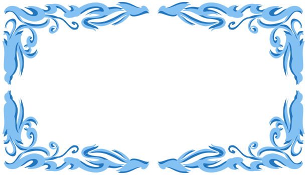 Blue abstract frame background illustration png