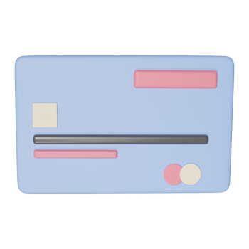 3D Rendering Debit Or Credit Card Icon. png