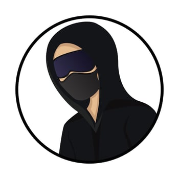 Hacker mascot for sports and gaming premium vector illustration