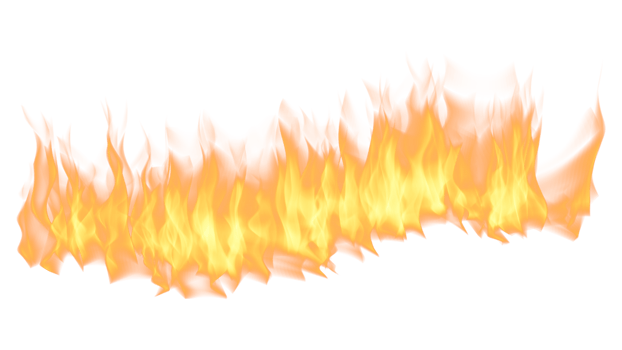 The Flame of fire Burning red hot blur png image