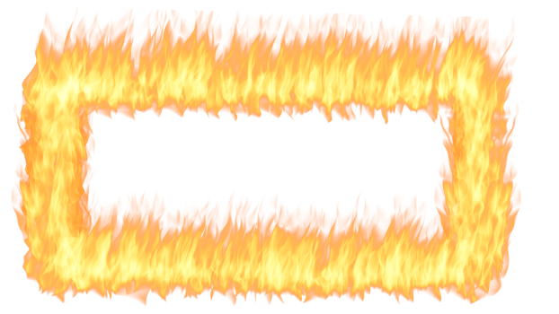 The Flame of fire Burning red hot blur png image