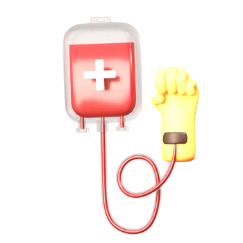 3d icon red blood png