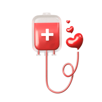 3d icon red blood png