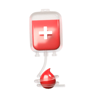 3d icon red blood png