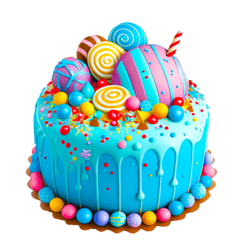 colorful birthday cake icon png