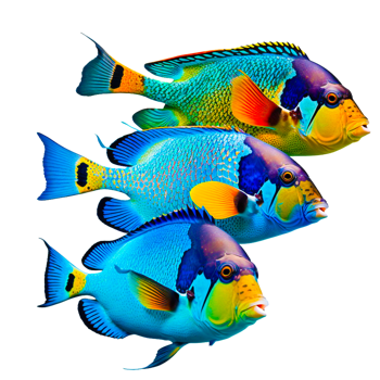 colorful fish free illustration png