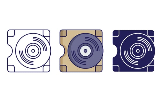 Vinyl vector icon
