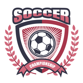 Label of soccer.It's Soccer champion concept png