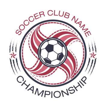 Label of soccer.It's Soccer attack concept png