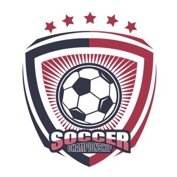 Label of soccer.It's Soccer finisher concept png