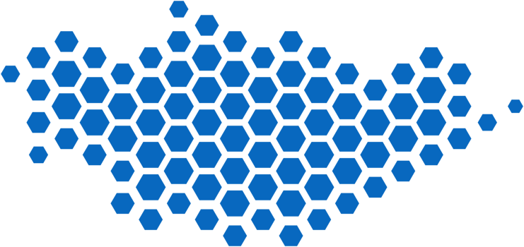 hexagon shape mongolia map. png