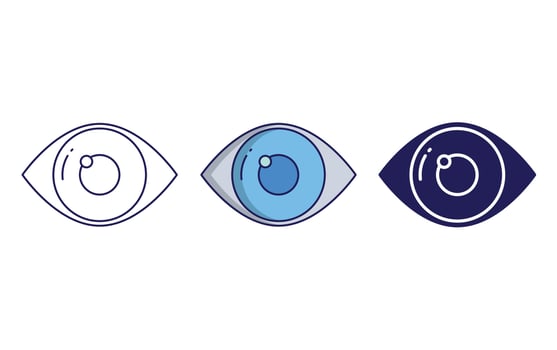 Eye vector icon